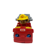 Fisher Price Little People Fireman Firefighter Firetruck - $8.91