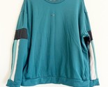 Nike Women&#39;s Therma Colorblock Training Pullover Crew Sweatshirt Teal Bl... - £15.18 GBP