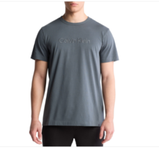 Calvin Klein Fade Logo Crewneck T-Shirt, Gray, Medium NWT - $22.72