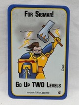 Munchkin Warhammer Age Of Sigmar For Sigmar! Go Up Two Levels Promo Card - $14.03