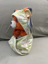 Disney Parks Baby Tod the Fox in a Hoodie Pouch Blanket Plush Doll New image 6