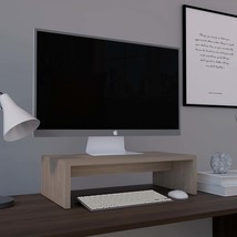 Atacama 19&quot; Monitor Stand Riser, Laptop Desk Organizer, Light Gray - $99.52 CAD