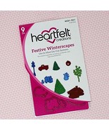 Bundle Heartfelt Creations Dies+Stamps Festive Winterscapes Collection H... - $59.99