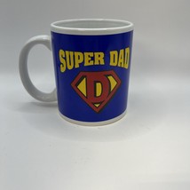 “Super DAD” Coffee Tea Cup Mug- Blue Yellow Red Like The Superman! - $15.75