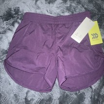 Girls&#39; Run Shorts 3&quot; - All in Motion Purple Small(6/6x) New with tags. V - $4.94