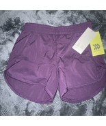 Girls&#39; Run Shorts 3&quot; - All in Motion Purple Small(6/6x) New with tags. V - £3.87 GBP