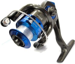 South Bend Worm Gear Light Action Spinning Fishing Reel Blue - $24.74