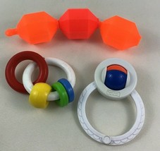 Vintage Fisher Price Baby Toys Lot Link Connecters Shape Ring Roller Bal... - $14.80