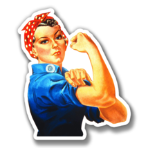  Rosie the Riveter  Precision Cut Decal - $3.46+