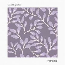 Pepita Needlepoint Canvas: Violet Branches, 10&quot; x 10&quot; - £61.55 GBP+