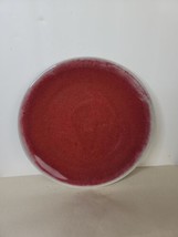 Celadon and Oxblood  Dinner Plate Indonesia 12 Inch Diameter - £20.24 GBP