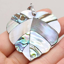 LeafShaped MotherofPearl Pendants for DIY Jewelry - £25.95 GBP