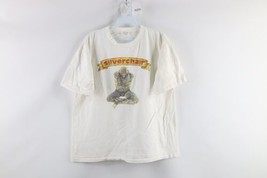 Vintage 90s Mens Size Large Silverchair Grunge Rock Band Tour T-Shirt White USA - £295.78 GBP