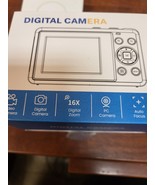 Digital Camera 4K Auto Focus Vlogging Camera 48MP 16X Digital Zoom Digit... - $671.98 MXN