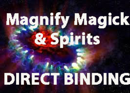 HAUNTED MAGNIFY ALL MAGICK & KEPT SPIRITS, DJINN DIRECT BINDING WORK MAGICK  image 2