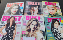 Bust Magazine 2012 Lot of 6 Kat Dennings Krysten Ritter Maya Rudolph Aubrey Plaz - £32.06 GBP