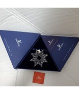 Swarovski 2003 Annual Edition LARGE CLEAR Star/Snowflake/Xmas Ornament MIB COA - £54.50 GBP