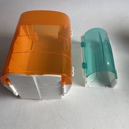 Primary image for Lot Of Zhu Zhu Pets Hamster Garage Tunnel Parts 2008 Orange Green