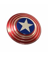 Captain America Hero Shield Fidget Spinner Hand Focus Concentration Gift... - $5.90