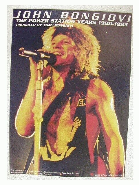 Jon Bon Jovi Promo Poster John - $22.37