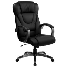 Black High Back Leather Chair BT-9069-BK-GG - £193.75 GBP
