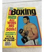 World Boxing July 1976 Ali Wins His 50th M253 Foreman Frazier III - £19.46 GBP
