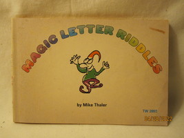 1974 Magic Letter Riddles - Mike Thaler p/b book, stated 1st print - £4.00 GBP