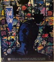 David Bowie Tonight Album AD 1984 Vintage Artwork Pop Rock Music Blue Jean Hit - £17.84 GBP