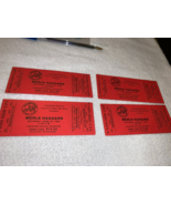 MERLE HAGGARD 4 UNUSED 1983 CONCERT TICKETS Caesars Palace Vegas USA RED - $12.99