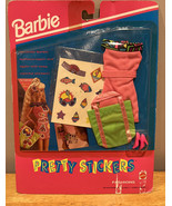 1992 Barbie Pretty Sticker Fashion Pack 4535 Dress Bag Shoes Stickers NRFP - $19.79