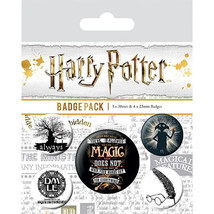 HARRY POTTER deathly hallows 2018 BUTTON BADGE PACK (5) official merch S... - $7.45