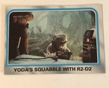 Empire Strikes Back Trading Card #235 Yoda’s Squabble With R2-D2 - $1.97