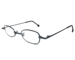 Vintage la Eyeworks Eyeglasses Frames EMMETT 447 Blue Gray Rectangular 4... - £51.58 GBP