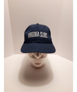 Virginia Slims Vintage Blue Hat with Embroidered White Virginia Slims Lo... - £26.41 GBP