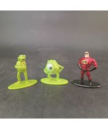 Disney Metalfigs Pixar Nano Die-Cast Metal Incredibles, Monsters Inc, Ke... - $171.06 MXN