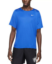 Nike Men&#39;s Rise 365 Wild Run Short-Sleeve Shirt in Game Royal -Size XL - $34.97