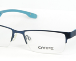 CARPE 31443-2 BLUE EYEGLASSES GLASSES METAL HALF RIM FRAME 54-17-138mm - $57.12