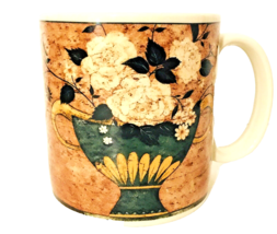 Sakura Warren Kimble White Roses Mug 3 1/8&quot;H Vintage 1990s 4 Available - £5.02 GBP