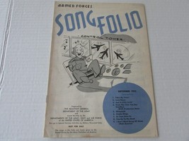 Armed Forces Song Folio Monthly Sheet Music Booklet Guitar Piano Sept 1952 - £3.90 GBP