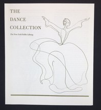 The Dance Collection Fold Out Brochure From the New York Public Library - $18.00