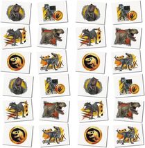 Jurassic World #3 Temporary Tattoos 24 Ct on 4 Sheets - $8.04