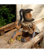 Mexican Folk Art Clay Mayan Aztec Vintage Reprod Autinah Mexico Pottery ... - $81.39 CAD