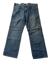 Levis Jeans Mens 36x30 Blue Denim Carpenter Loose Straight Baggy Pants Skater - $34.29