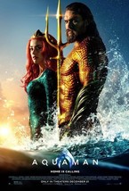 Aquaman Movie Poster James Wan 24x36&quot; 27x40&quot; 32x48&quot; Jason Momoa 2018 Film Print - £9.32 GBP+