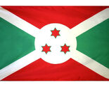 Burundi - 4'X6' Nylon Flag - Nylon, Without Fringe, Grommets, Dyed - $91.20