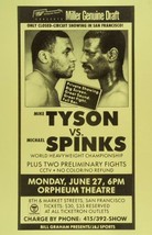 Mike Tyson Vs Mike Spinks 8X10 Photo Boxing Poster Picture Closed Circuit Border - £4.74 GBP