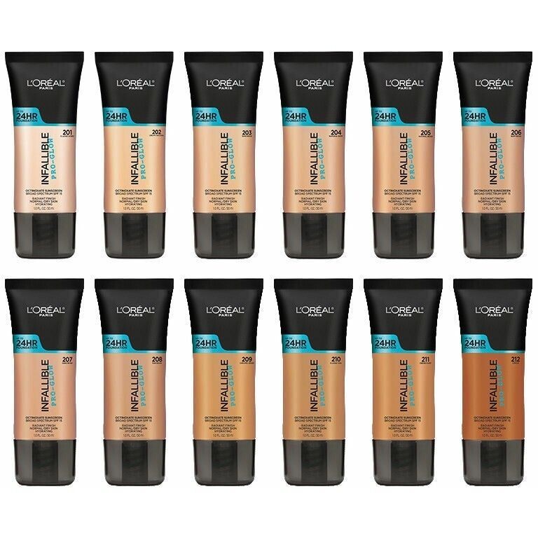 L'Oreal Infallible Pro-Glow 24HR Foundation Radiant Finish 1oz Choose Your Shade - $6.58 - $9.28