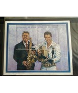 Elvis Presley &amp; President Clinton Stamp - £11.71 GBP