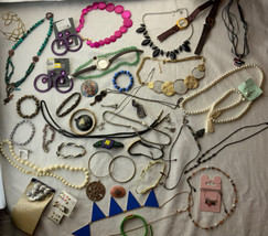 Jewelry Vintage-Modern Huge  Lot For Craft Junk most Wearable 2+ pounds - £38.15 GBP