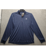 Greg Norman Cedar Hill Activewear Shirt Men Medium Blue Golf Performance... - $34.46